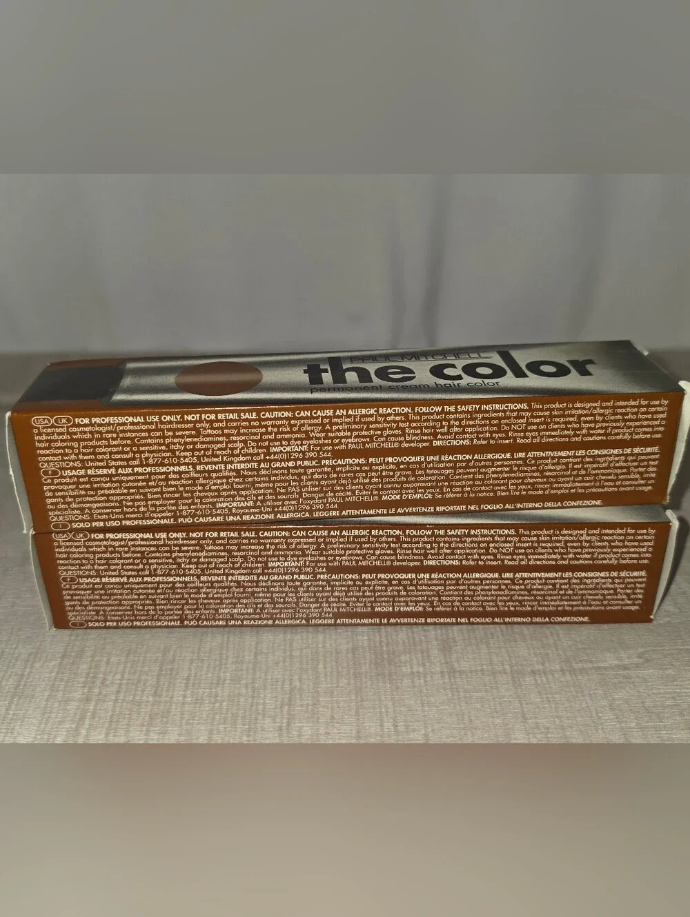 New (2) Paul Mitchell Permanent Cream Hair Color Size 3 fl oz each